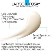 La Roche-Posay Anthelios AOX Protector solar facial SPF 50 Suero facial antioxidante diario con protector solar, 1 Fl Oz/ 30ml-Luxury Beauty-La Roche-Posay-885376821752-TU beauty store