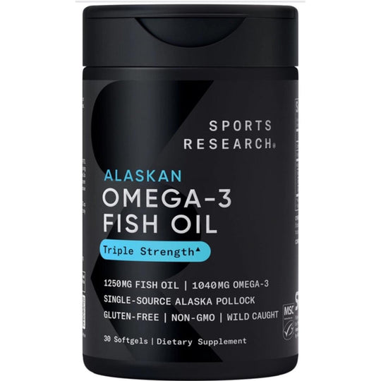 ALASKAN OMEGA 3 FISH OIL x120-iherb-TU beauty store
