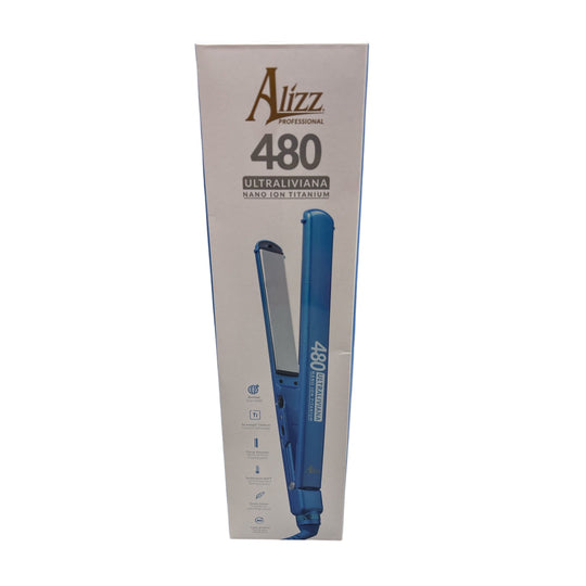 ALIZZ PLANCHA 480 ULTRALIVIANA NANO ION TITANIUM-ALIZZ-TU beauty store