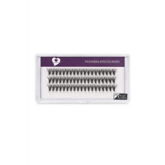 AMO R-EX PESTAÑAS EFECTO RUSO 20 D 12mm-TU beauty store-TU beauty store