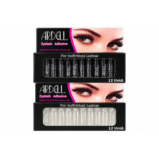 ARDEL PEGA DE PESTAÑAS NEGRS Y TRANSPARENTE X UNIDAD-ARDELL-TU beauty store