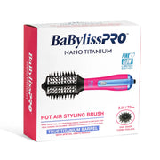 BABYLISS NANO TITANIUM CEPILLO SECADOR PINK GLOW-BABYLISS-TU beauty store
