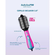 BABYLISS NANO TITANIUM CEPILLO SECADOR PINK GLOW-BABYLISS-TU beauty store