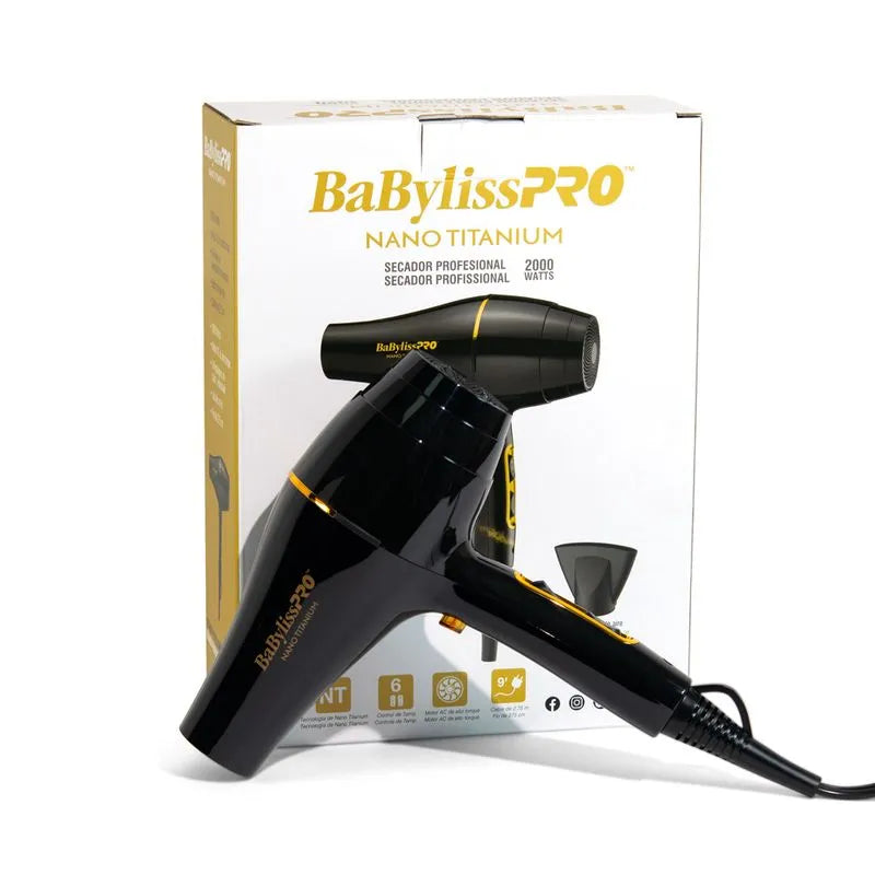 Hair Dryer Secadora Babyliss Precio Nano Titanium Secador
