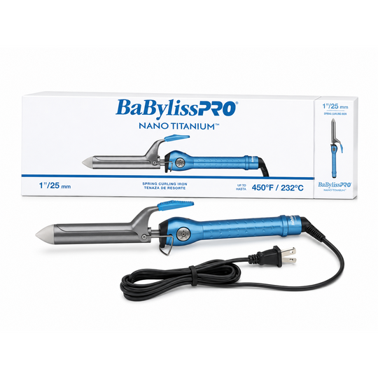 BABYLISSPRO NANO TITANIUM TENAZA DE RESORTE-BABYLISS-TU beauty store
