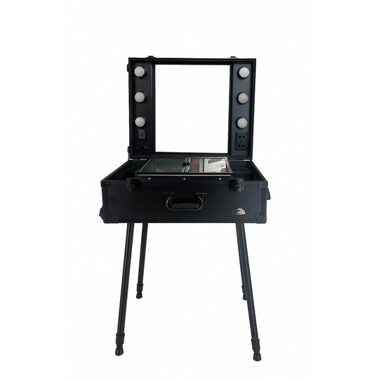CAMERINO PORTÁTIL NEGRO CON LUCES-TU beauty store-TU beauty store