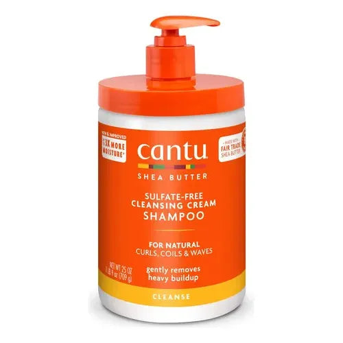 CANTU SHA BUTTER CLEANSING CREAM SHAMPOO CURLS X709 G-TU beauty store-TU beauty store