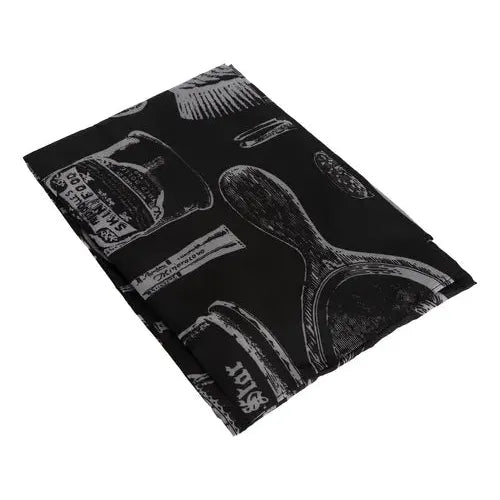 CAPA IMPERMEABLE NEGRA CON ESTAMPADO PARA CORTE-Inmoda fantasy-TU beauty store