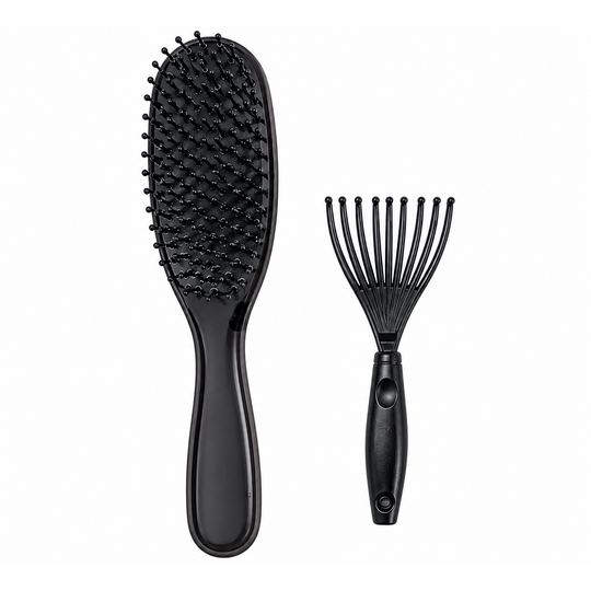 CEPILLO DESENREDANTE CON MASAJEADOR CAPILAR – 2 PIEZAS-TU beauty store-TU beauty store