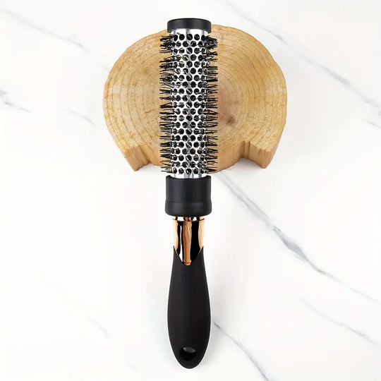CEPILLO REDONDO TERMICO DORADO CON PLATEADO PEQUEÑO-TU beauty store-TU beauty store