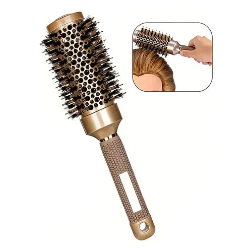 CEPILLO TÉRMICO DORADO CERDAS MIXTAS REF 32-TU beauty store-TU beauty store