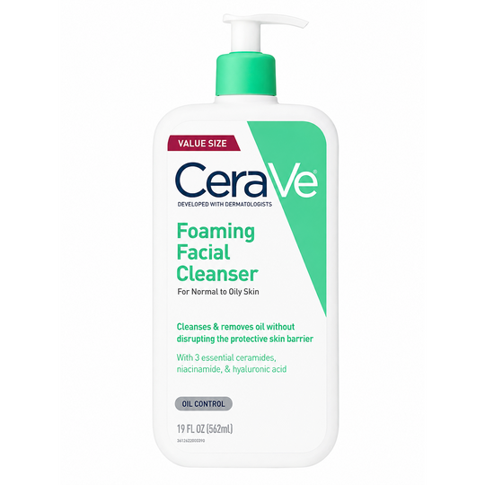 CERAVE FOAMING FACIAL CLEANSER LIMPIADOR FACIAL ESPUMOSO-CERAVE-TU beauty store