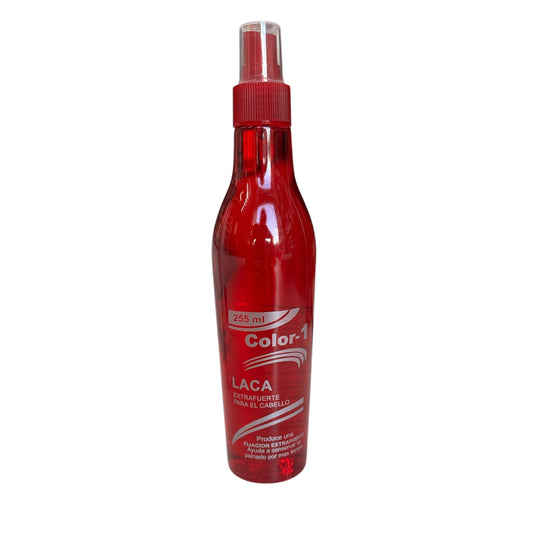 COLOR 1 LACA EXTRAFUERTE PARA EL CABELLO X255ml-COLOR-1-TU beauty store