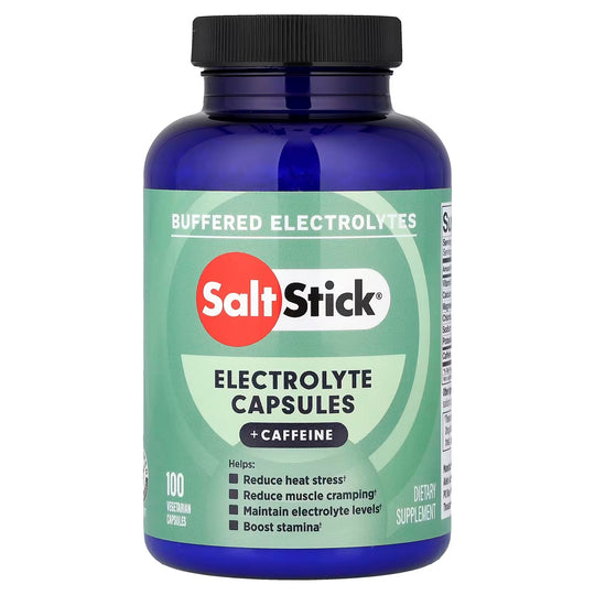 ELETROLYTE CAPSULES + CAFFEINE BUFFERED SALT STICK X100-IHERB-TU beauty store
