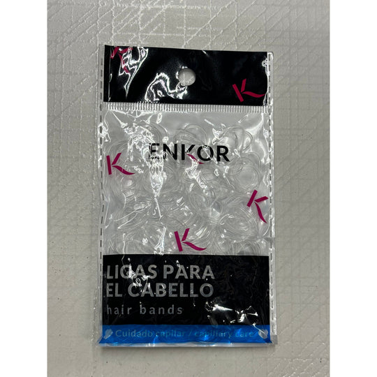 ENKOR LIGAS DE SILICONA TRANSPARENTE-ENKOR-TU beauty store