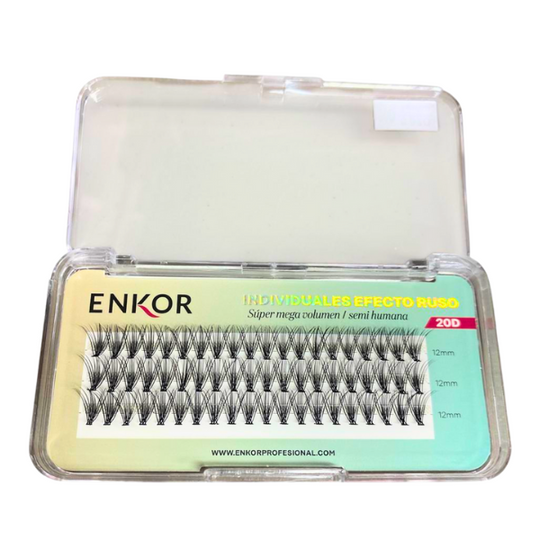 ENKOR PESTAÑAS VOLUMEN RUSO 20D-ENKOR-TU beauty store