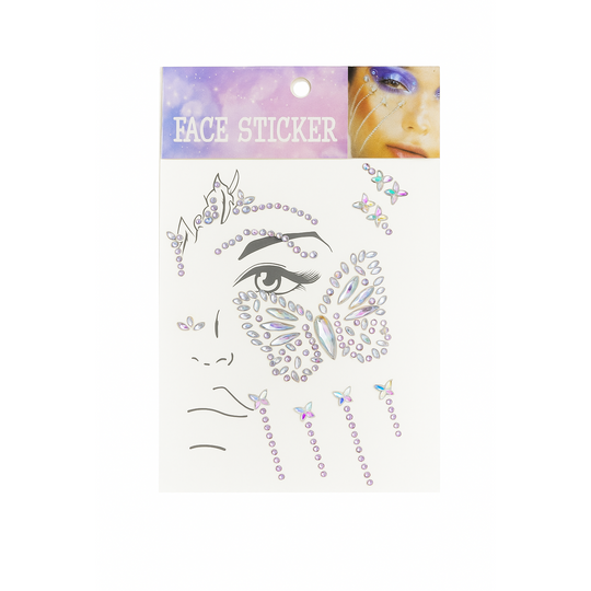 FACE STIKER GEMAS-Inmoda fantasy-TU beauty store