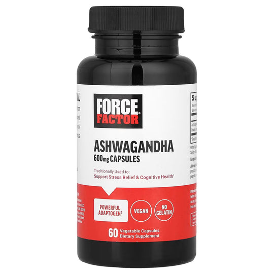 FORCE FACTOR ASHWAGANDHA 600mg-iherb-TU beauty store