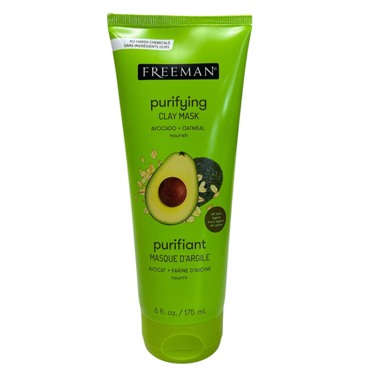 FREEMAN PURIFYING CLAY MASK AVOCADO + OATMEAL X175ml-TU beauty store-TU beauty store