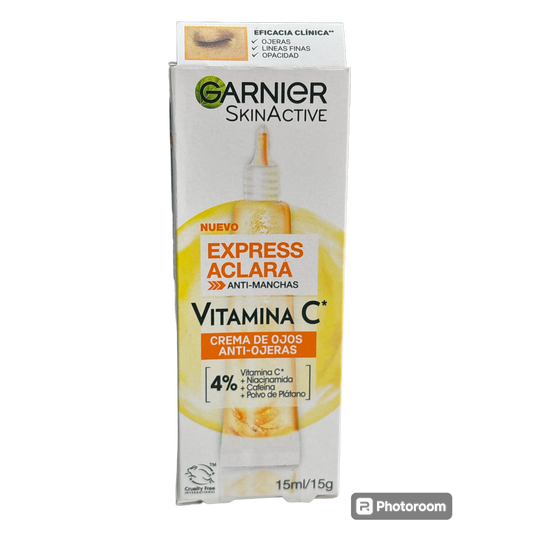 GARNIER CREMA DE OJOS ANTI OJERAS CON VITAMINA C-GARNIER-TU beauty store