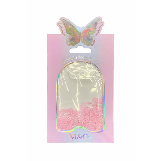GEMAS PARA UÑAS FLOR ROSADA-HYS-TU beauty store
