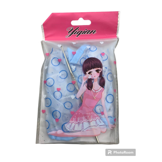 GORRO TIRA AZUL YIGIAN CON AGUJA-TU beauty store-TU beauty store
