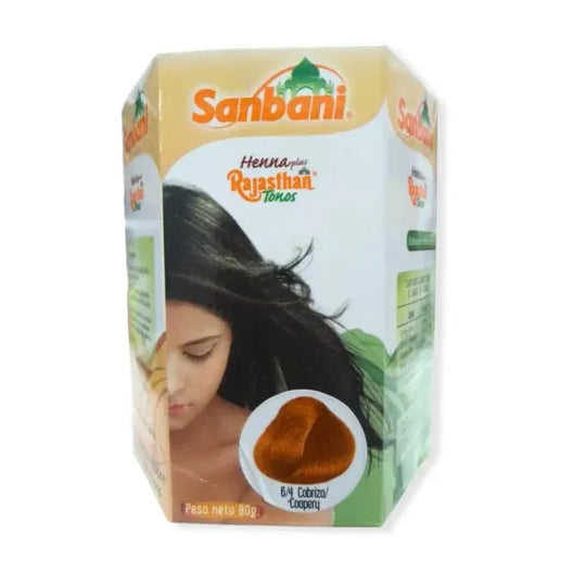 HENNA RAJATHAN PLUS X80 COLOR COBRIZA-TU beauty store-TU beauty store