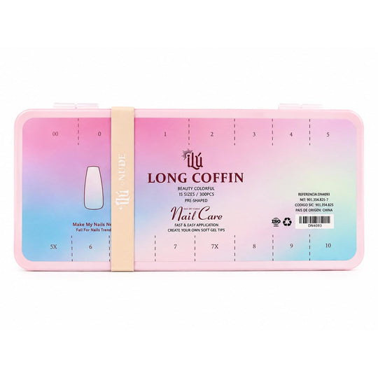 ILU LONG COFFIN NAILS CARE-HYS-TU beauty store