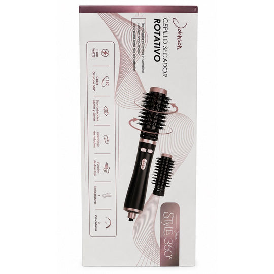 JOHNSON CEPILLO SECADOR ROTATIVO STYLE 360-IMPORTADORA JOHNSON-TU beauty store
