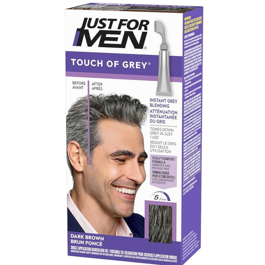 JUST FOR MEN TOUCH OF GREY CASTAÑO-Amazon Us-TU beauty store