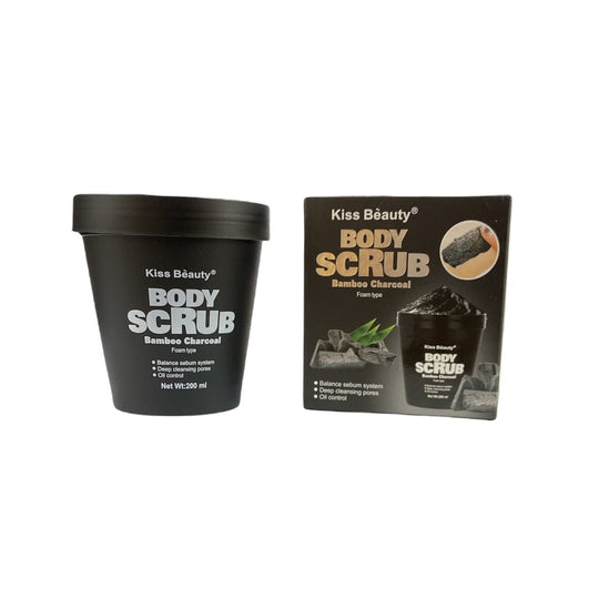 KISS BEAUTY BODY SCRUB BAMBOO CHARCOAL-TU beauty store-TU beauty store