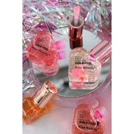 KISS BEAUTY MAGIC LIP OIL GOLD FOIL-TU beauty store-TU beauty store
