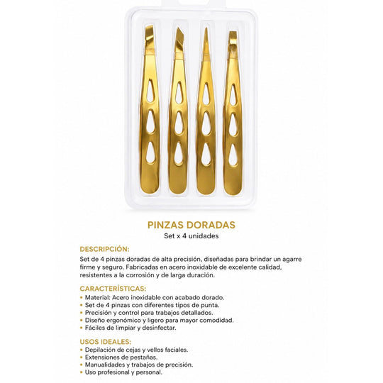 KIT DEPILADOR X 4 DORADO-Amazon Us-TU beauty store