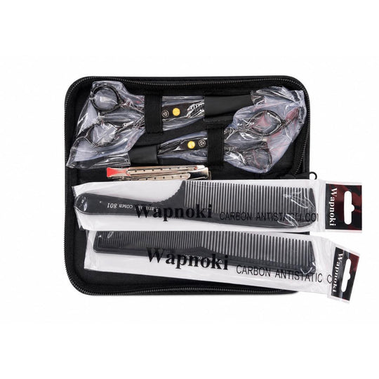 KIT NEGRO TIJERAS Y PEINILLAS-Amazon us-TU beauty store