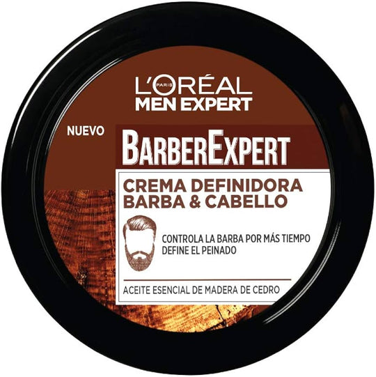 LOREAL CREMA DEFINIDORA DE BARBA Y CABELLO 75ml-Amazon Es-TU beauty store