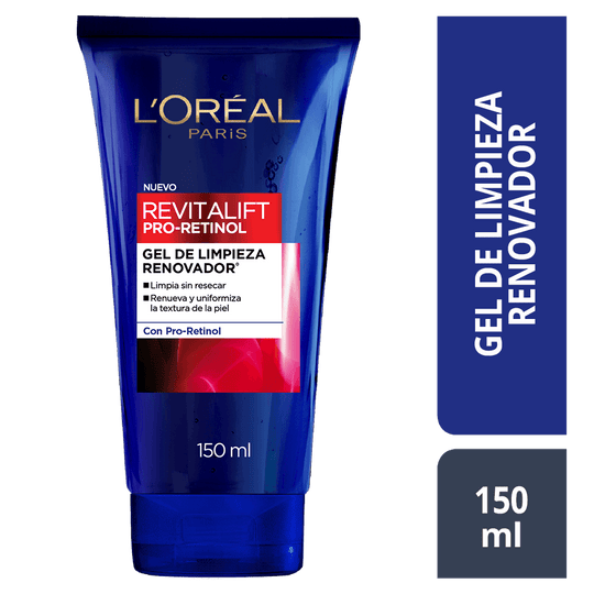 LOREAL RETINOL GEL DE LIMPIEZA RENOVADOR X150ml-LOREAL-TU beauty store