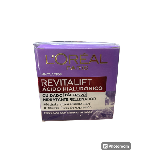 LOREAL REVITALIFT ÁCIDO HIALURONICO DÍA-LOREAL REVITALIFT-TU beauty store