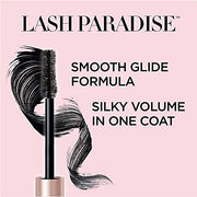 L'Oreal Paris Voluminous Makeup Lash Paradise Mascara, Voluptuous Volume, Intense Length, Feathery Soft Full Lashes, No Flaking, No Smudging, No Clumping, Blackest Black, 1 Count-Beauty-L'Oreal Paris-TU beauty store