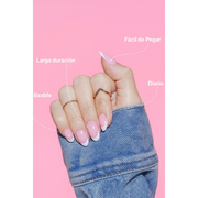 L.A GIRL UÑAS POSTIZAS BLANCAS SO SHINY-Amazon Es-TU beauty store