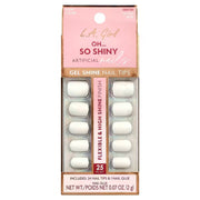 L.A GIRL UÑAS POSTIZAS BLANCAS SO SHINY-Amazon Es-TU beauty store