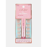 L.A GIRL UÑAS POSTIZAS FRANCES CUADRADAS SO SHINY-Amazon Es-TU beauty store