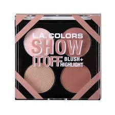 L.A. COLORS SHOW ITOFF BLUSH+HIGHLIGHT-L.A. COLORS-TU beauty store