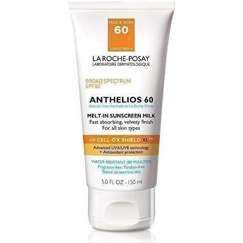 La Roche-Posay Anthelios - Protector solar para el cuerpo y la cara de leche protector solar loción de amplio espectro SPF 60, libre de oxibenzona y octinoxato, protector solar sin aceite-Luxury Beauty-La Roche-Posay-TU beauty store