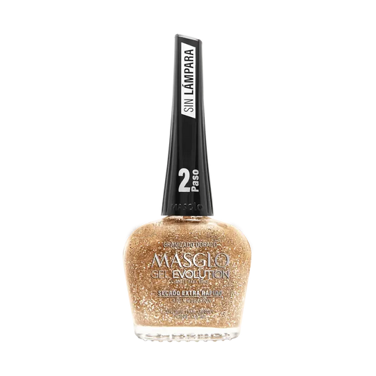 MASGLO GEL EVOLUTION GRANIZADO DORADO-MASGLO-TU beauty store