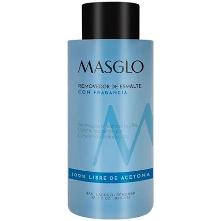 MASGLO REMOVEDOR DE ESMALTE CON FRAGANCIA X280 ML-REMOVEDOR DE ESMALTE-MASGLO-TU beauty store
