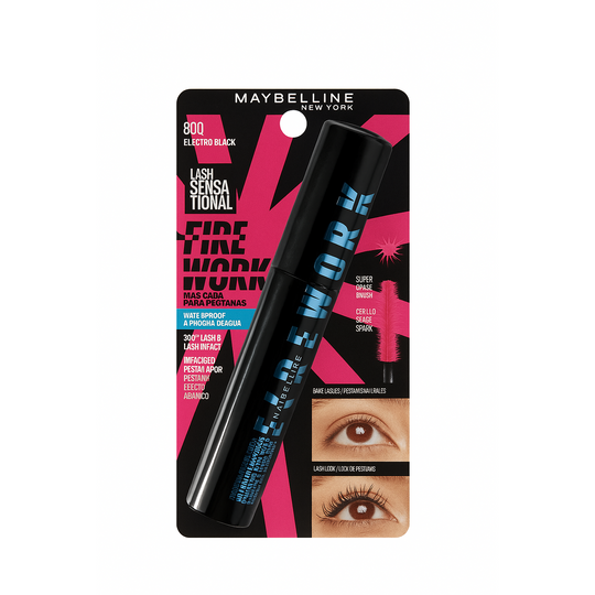 MAYBELLINE MÁSCARA FIRE WORK WATERPROOF-TU beauty store-TU beauty store