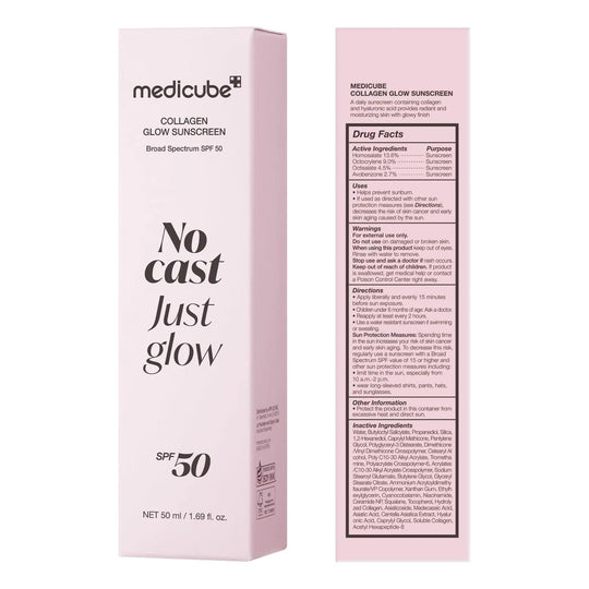 MEDICUBE COLLAGEN GLOW SUNSCREEN SPF 50 x50mL-Medicube-TU beauty store