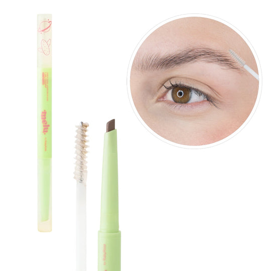 MELU LÁPIZ PARA CEJAS + GEL FIJADOR-Ad importados-TU beauty store