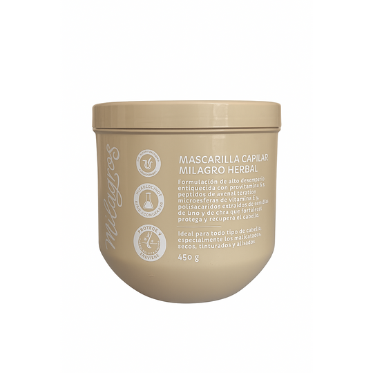 MILAGROS MASCARILLA CAPILAR MILAGRO HERBAL x450g-MILAGROS-TU beauty store