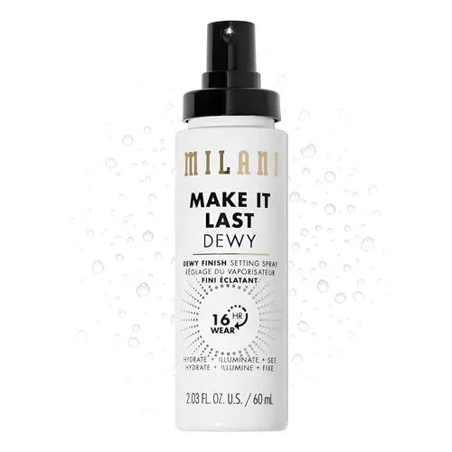 MILANI MAKE IT LAST DEWY FIJADOR DE MAQUILLAJE ACABADO LUMINOSO-Comercializadora fiel a tu belleza-TU beauty store